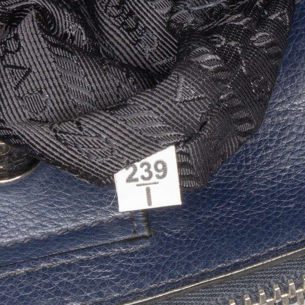 Prada Small Glace Calf Twin Pocket Satchel - Detail 1