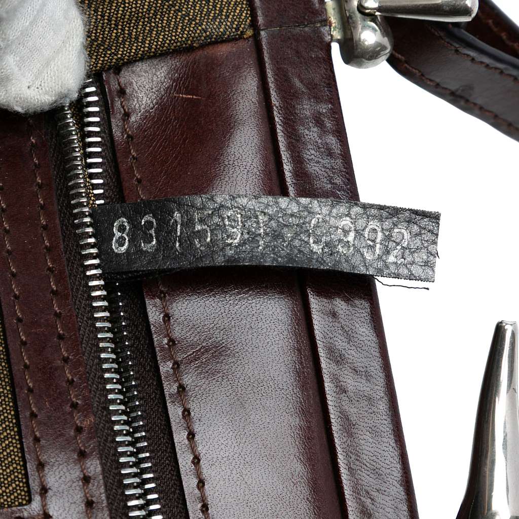 Fendi Zucca Canvas Frame Handbag - Detail 1