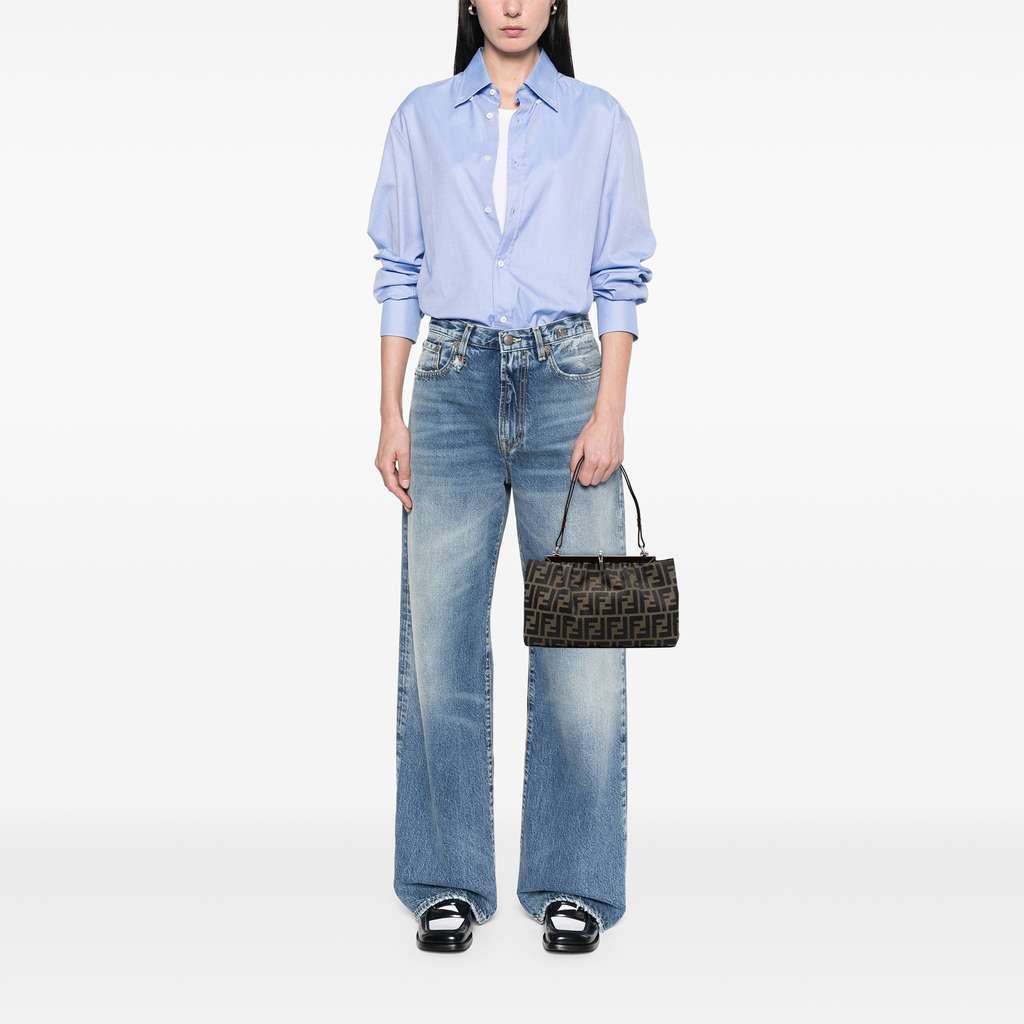 Fendi Zucca Canvas Frame Handbag - Image 10