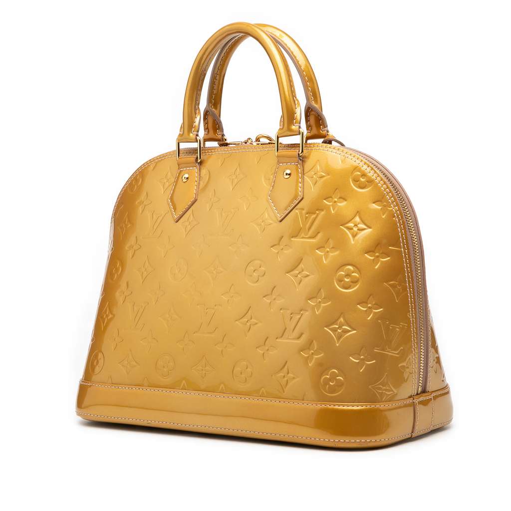 Louis Vuitton Monogram Vernis Alma PM - Back view