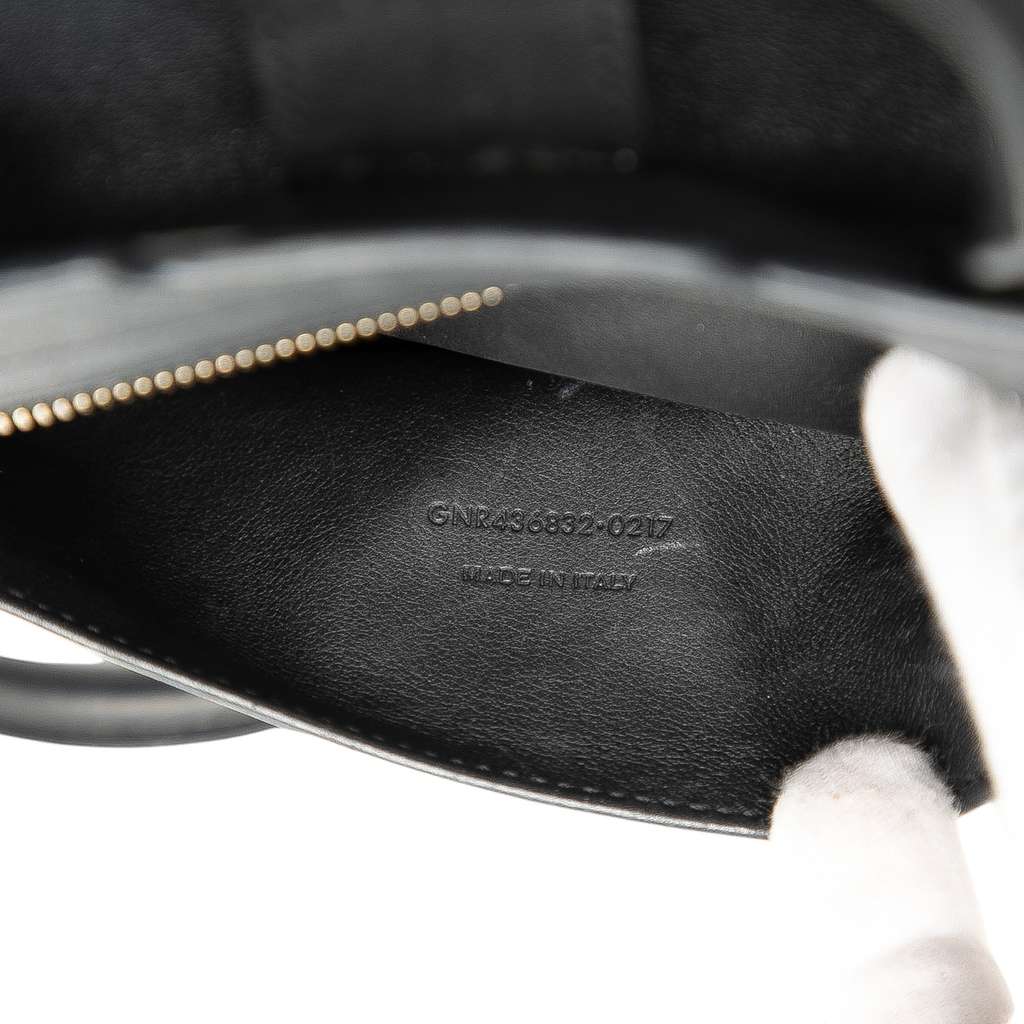 Saint Laurent Small Leather Downtown Cabas Satchel - Detail 1