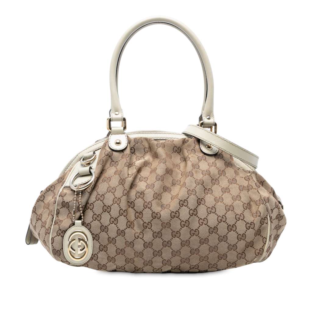 Gucci GG Canvas Sukey Satchel
