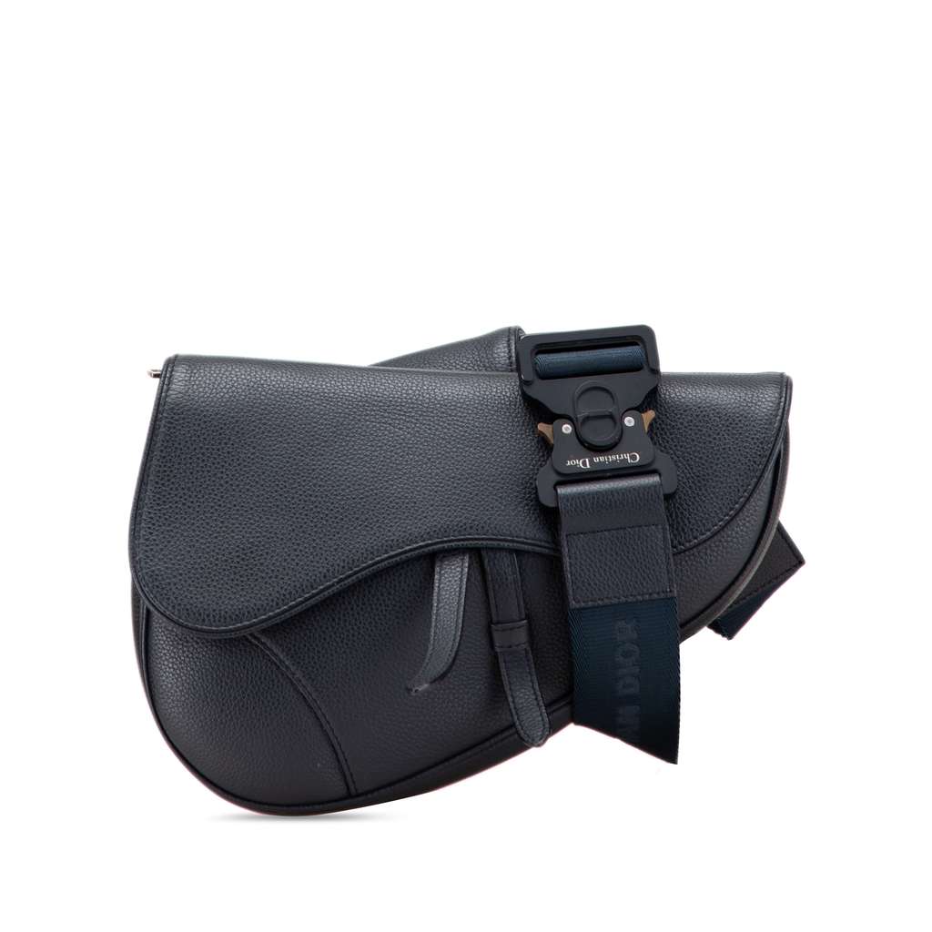 Dior Grained Calfskin Saddle Bag