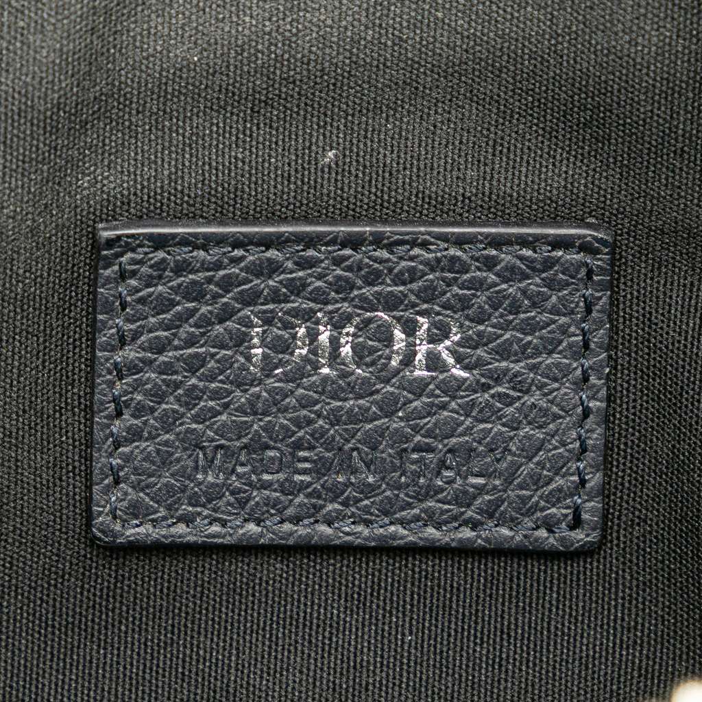 Dior Grained Calfskin Saddle Bag - Side view