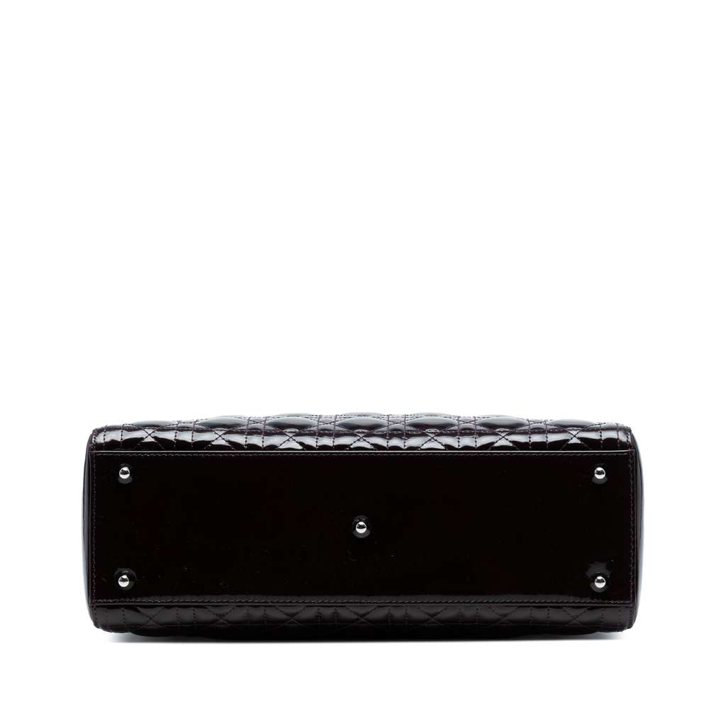 Dior Large Patent Cannage Lady Dior - Image 6