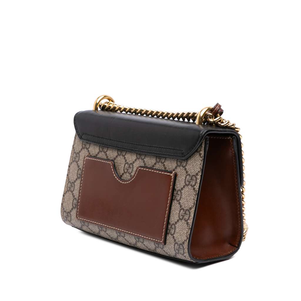 Gucci Small GG Supreme Padlock Crossbody - Back view