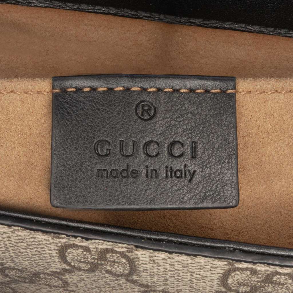 Gucci Small GG Supreme Padlock Crossbody - Side view