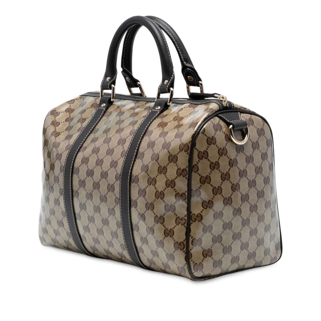 Gucci Medium GG Crystal Joy Boston Bag - Back view