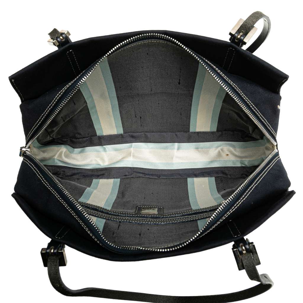 Fendi Canvas FF Marble Shoulder Bag - 4