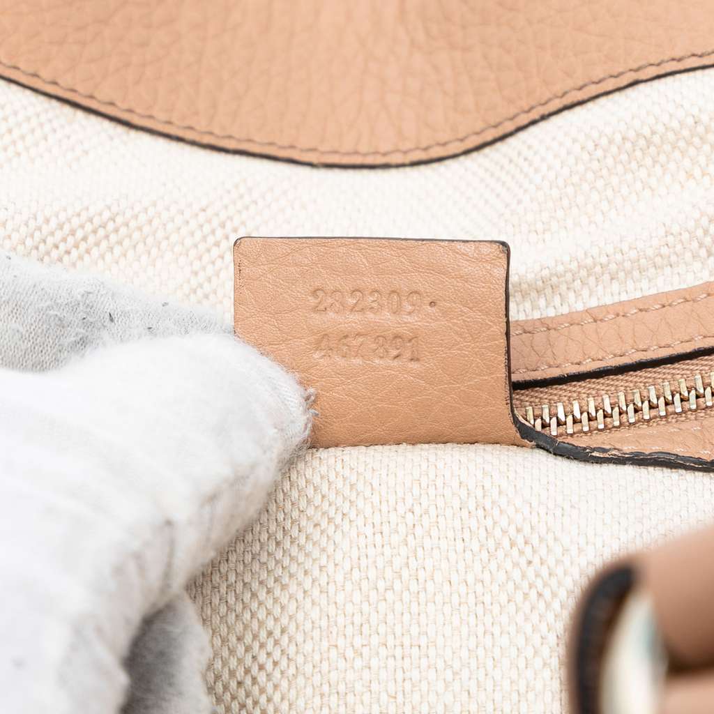 Gucci Medium Leather Soho Cellarius Tote - Detail 1