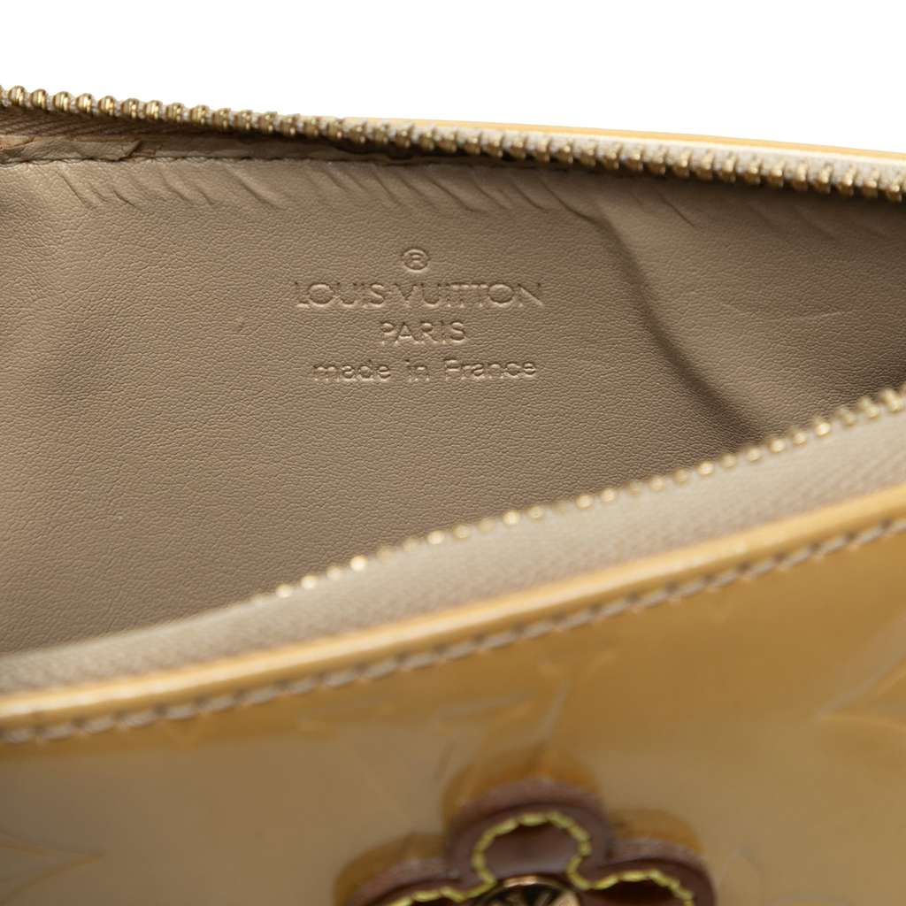 Louis Vuitton Monogram Vernis Fleurs Lexington Pochette - Side view