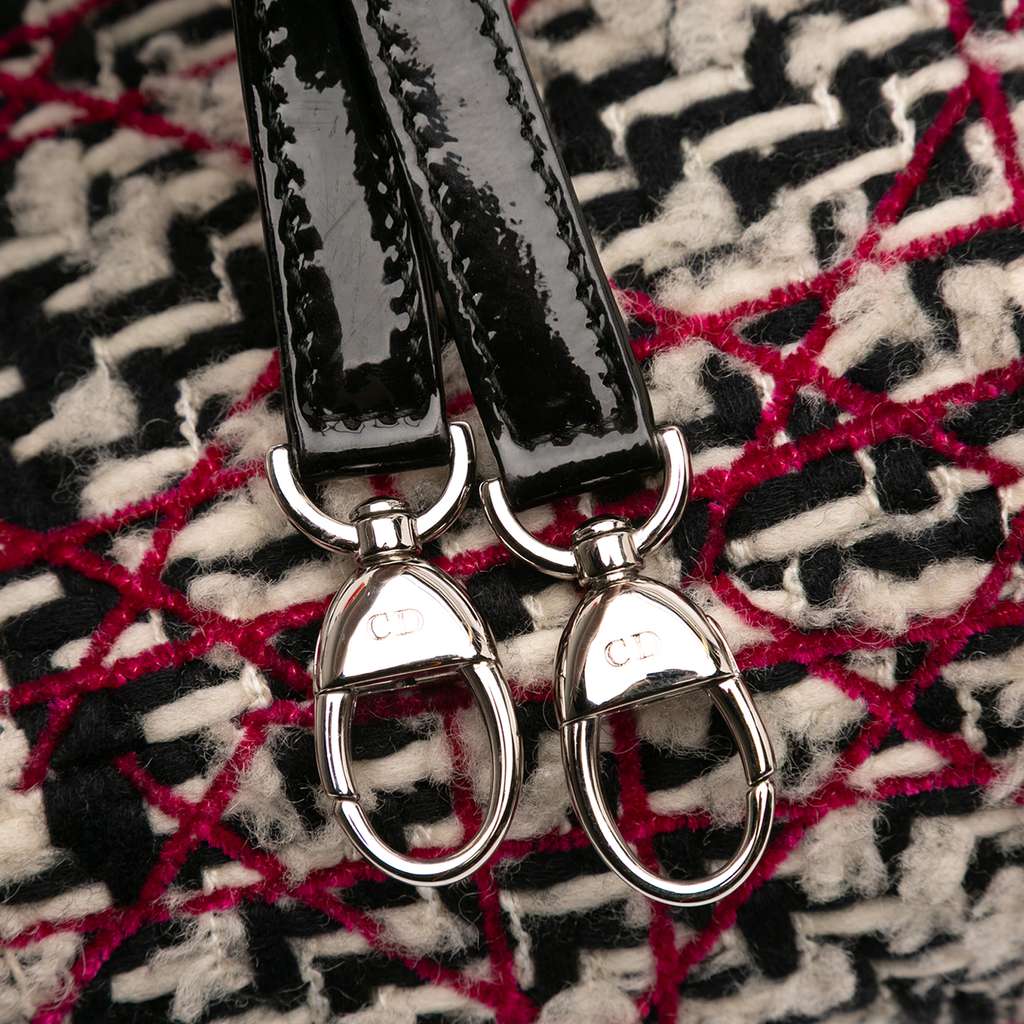 Dior Medium Tweed Cannage Fringe Lady Dior - Detail 2