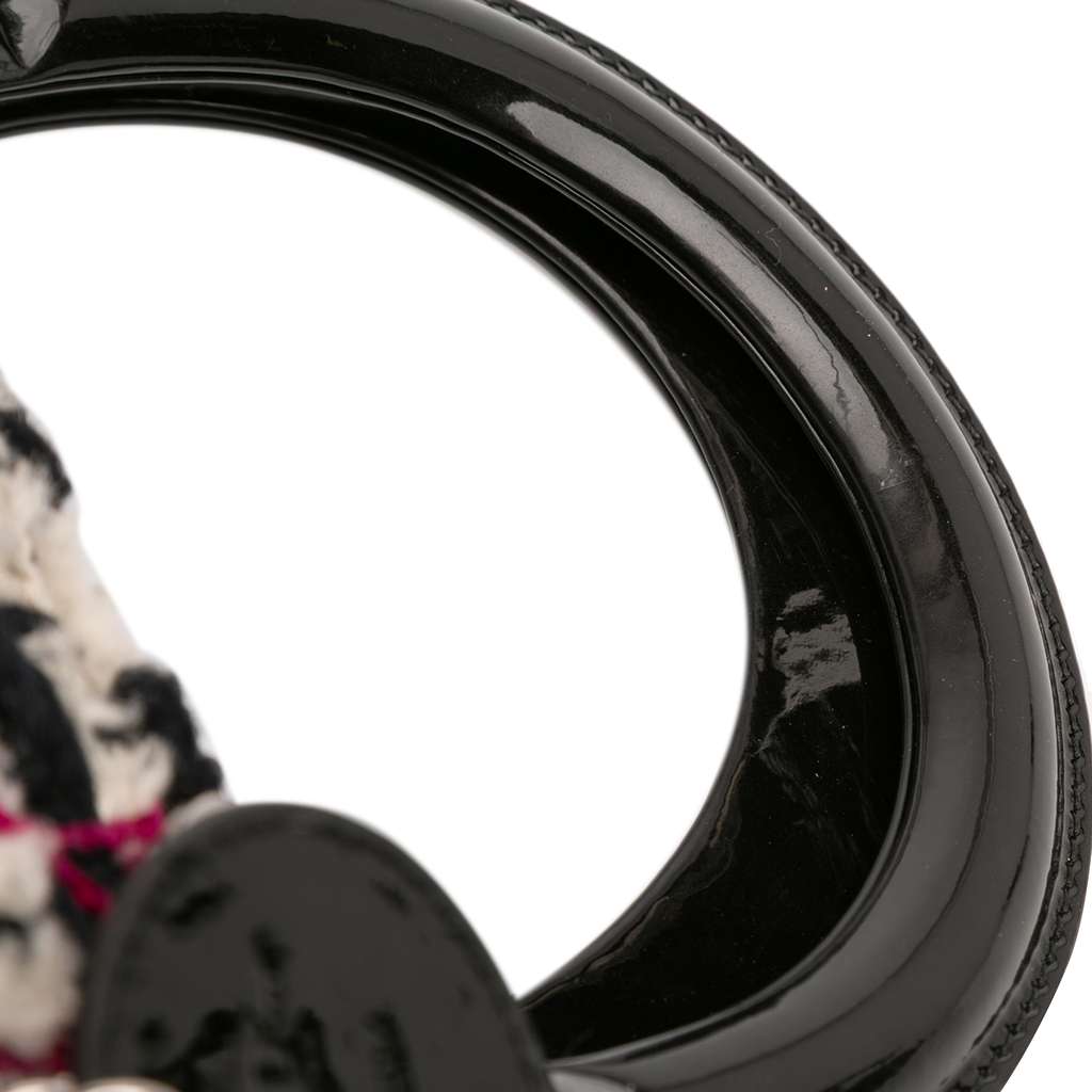 Dior Medium Tweed Cannage Fringe Lady Dior - Image 12