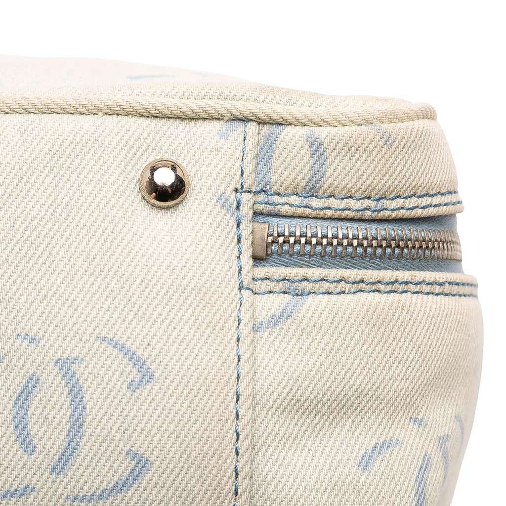 Chanel CC Denim Travel Bag - Image 12