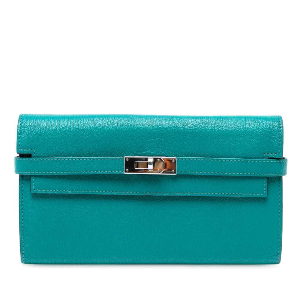 Hermès Chevre Mysore Kelly Longue Wallet