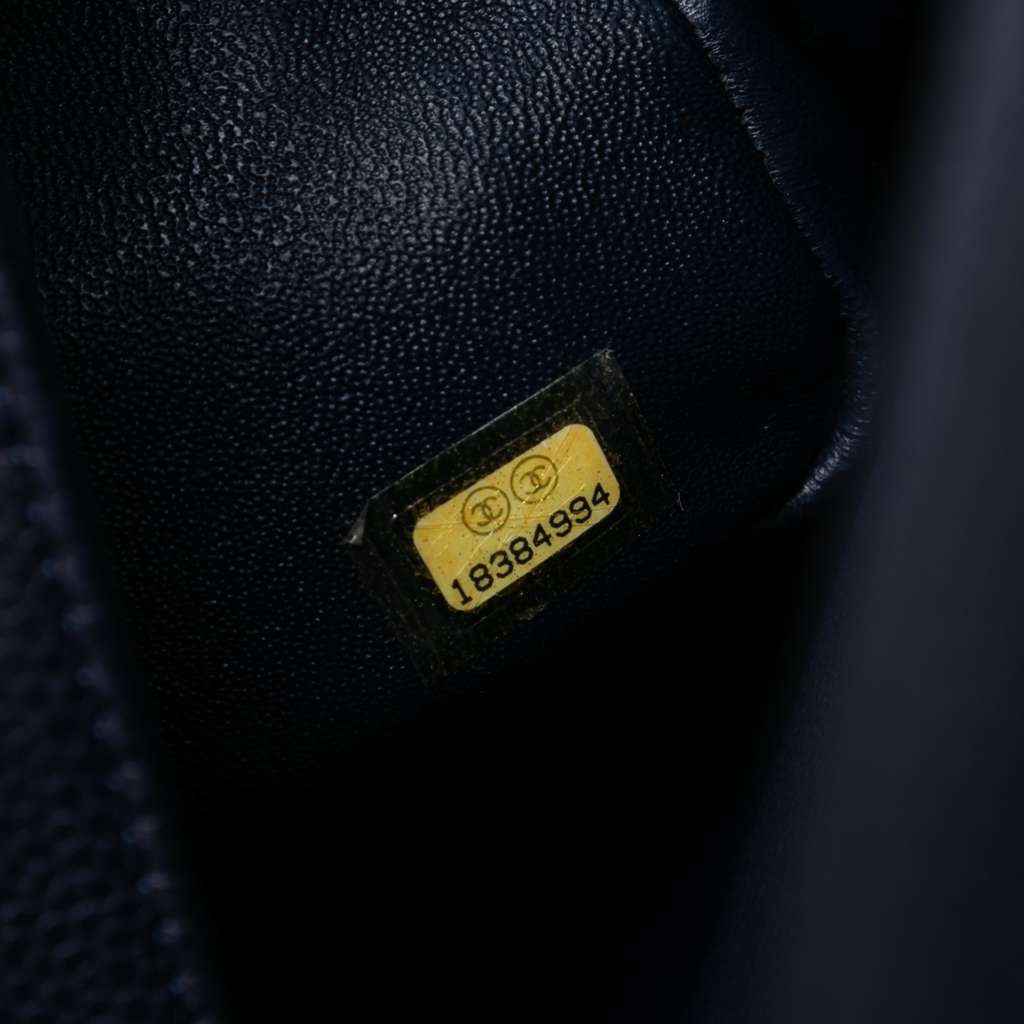 Chanel Jumbo Classic Caviar Double Flap - Side view