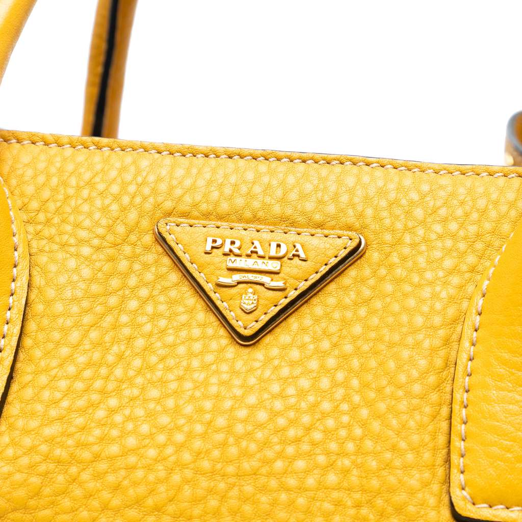 Prada Vitello Daino Open Convertible Tote - Side view