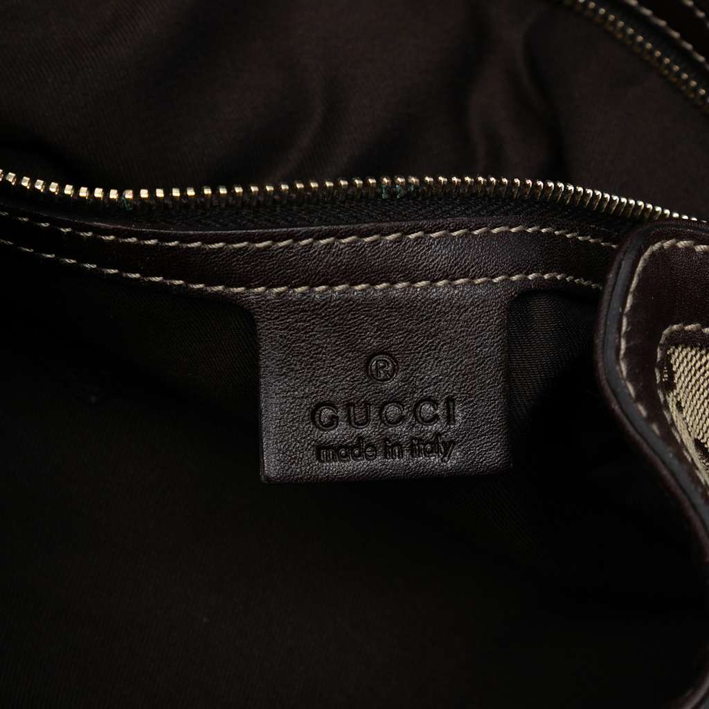 Gucci GG Canvas Peggy Satchel - Side view