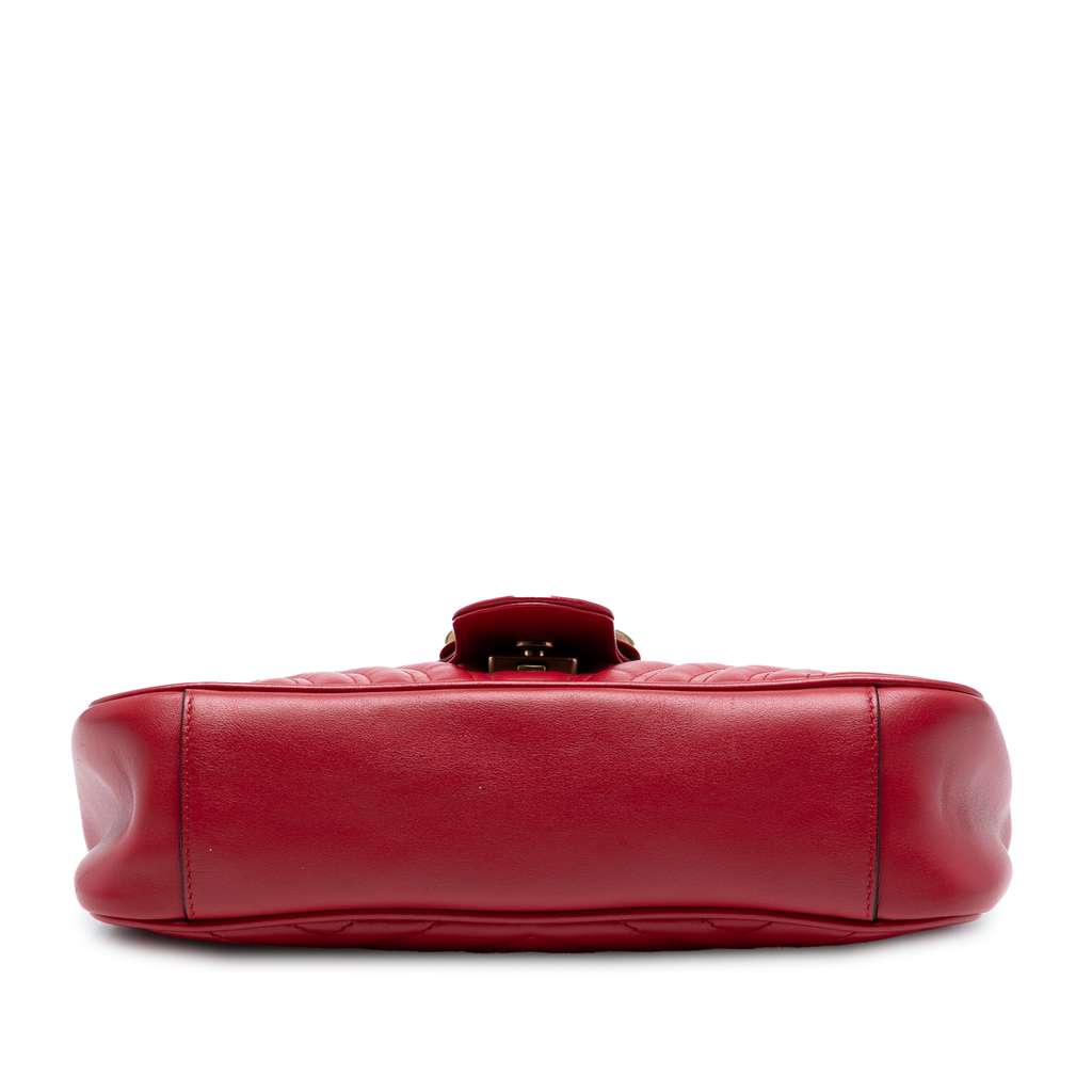 Gucci Medium GG Marmont Matelasse Leather Shoulder Bag - Image 6