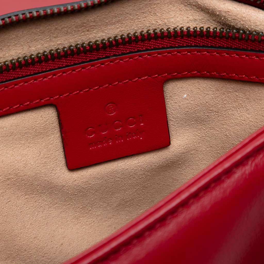 Gucci Medium GG Marmont Matelasse Leather Shoulder Bag - Side view