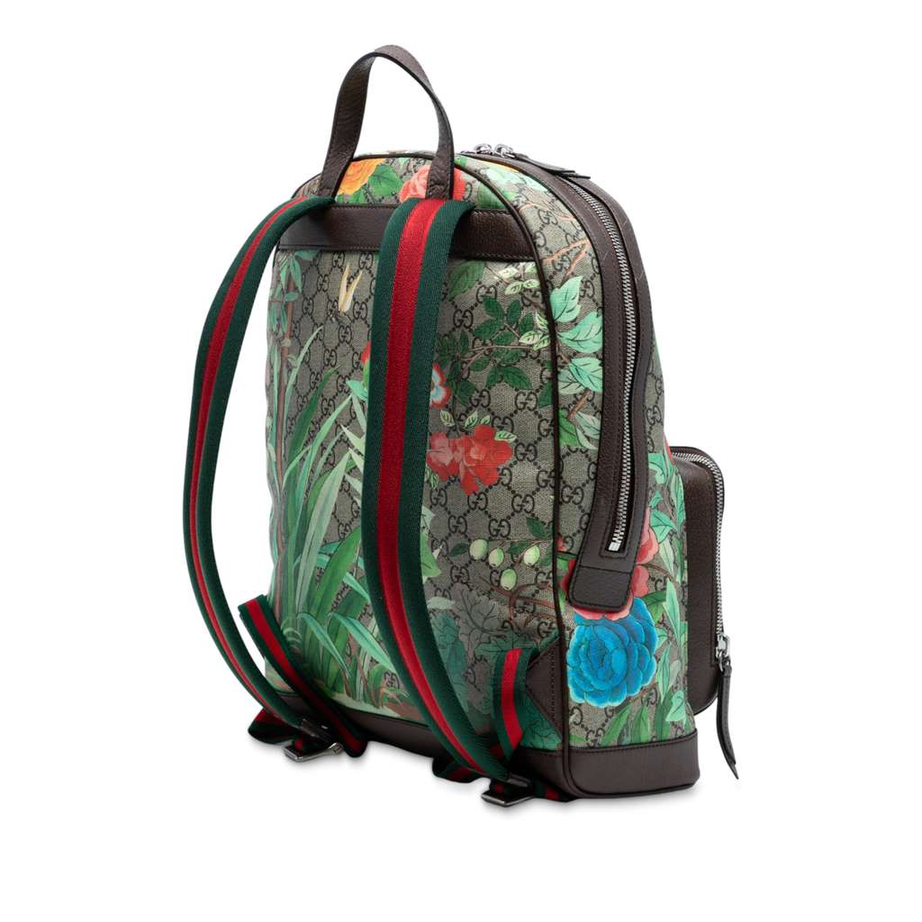 Gucci GG Supreme Tian Backpack - Back view