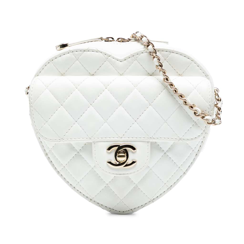 Chanel Lambskin CC in Love Heart Crossbody