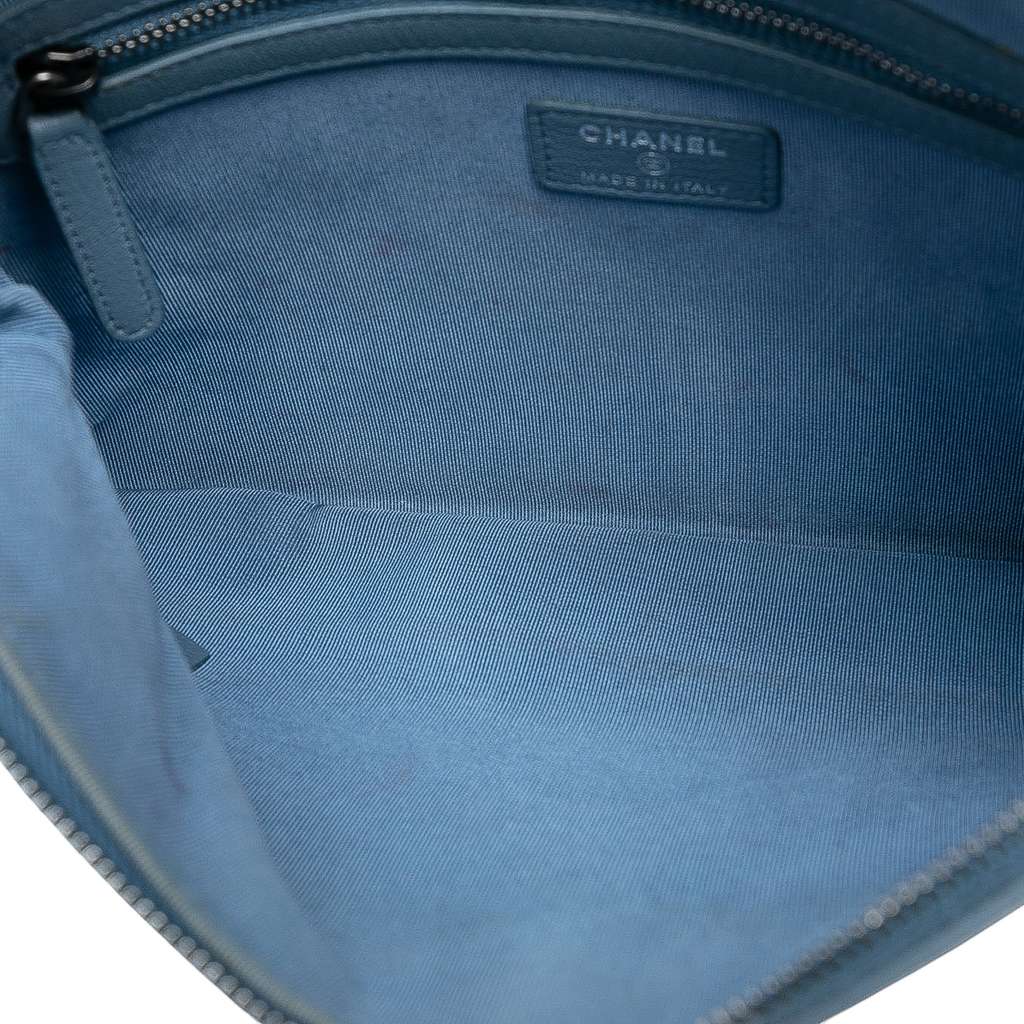 Chanel Medium Aged Calfskin Gabrielle O Case Clutch - 4