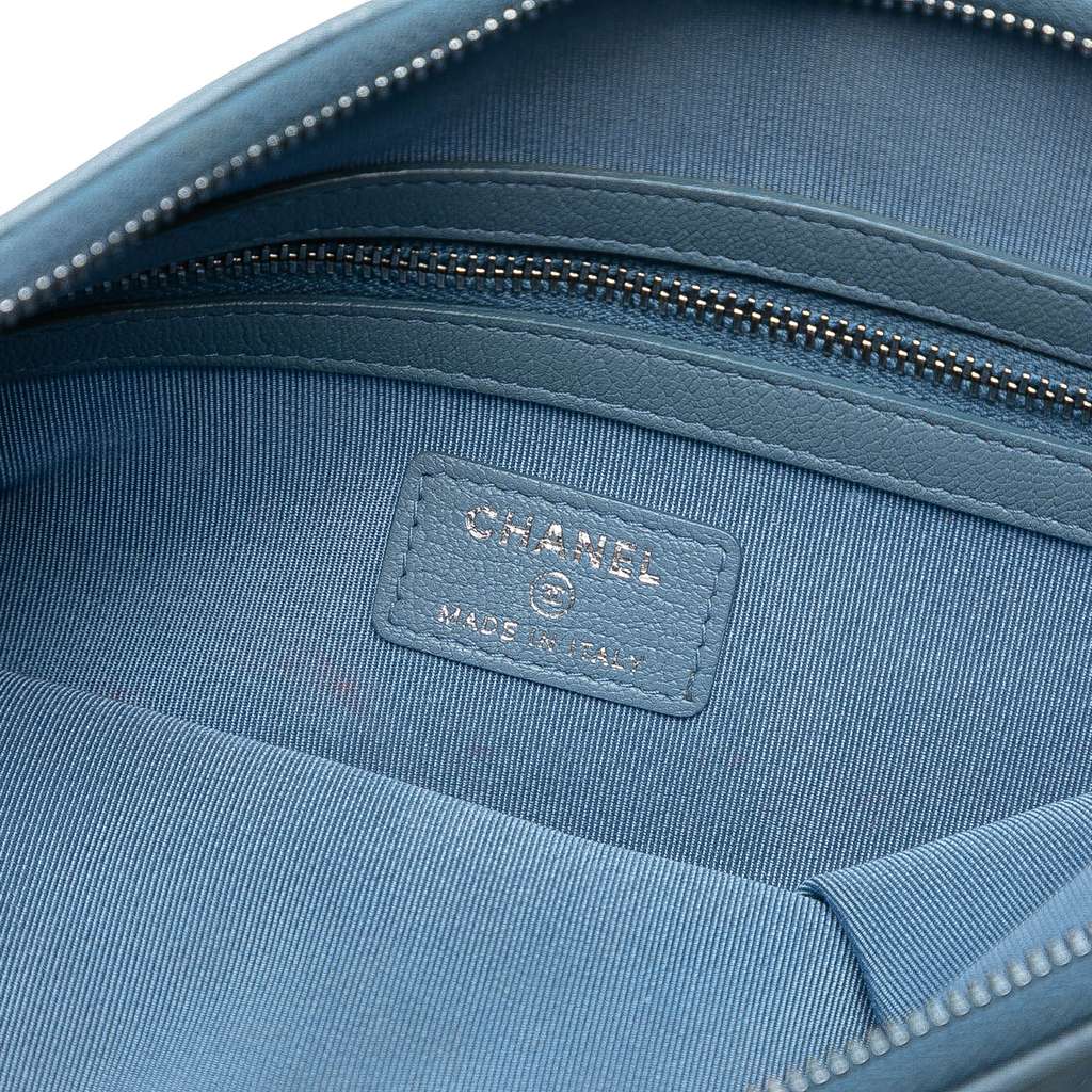 Chanel Medium Aged Calfskin Gabrielle O Case Clutch - Side view