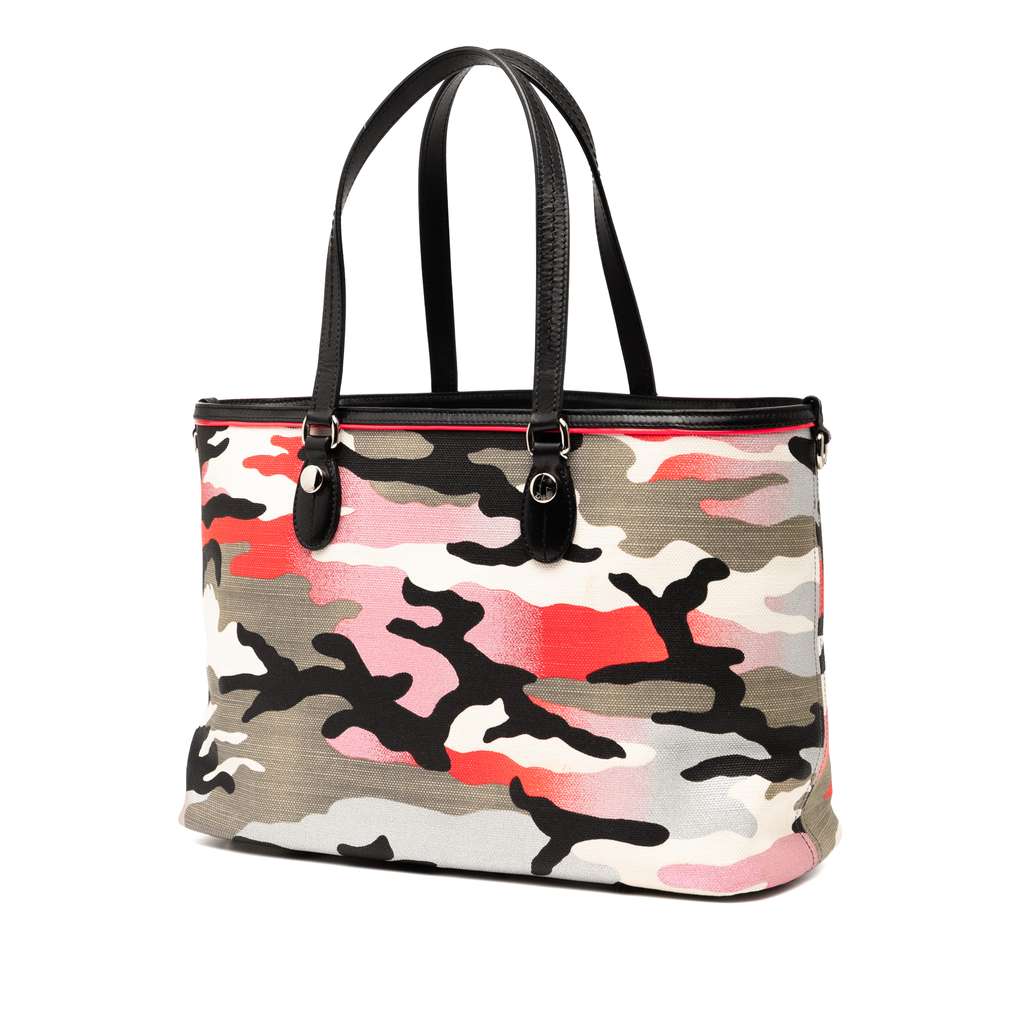 Dior Anselm Reyle Medium Canvas Camouflage Tote - Back view
