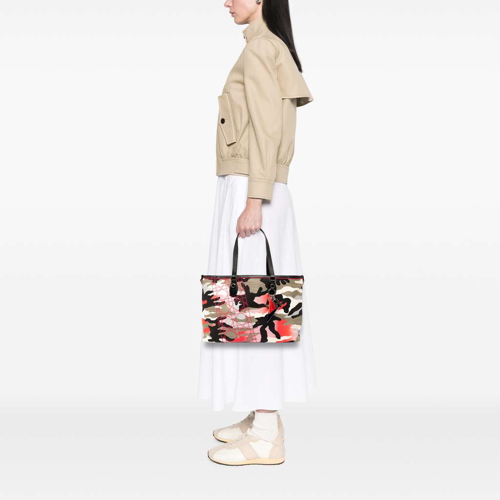 Dior Anselm Reyle Medium Canvas Camouflage Tote - Detail 2