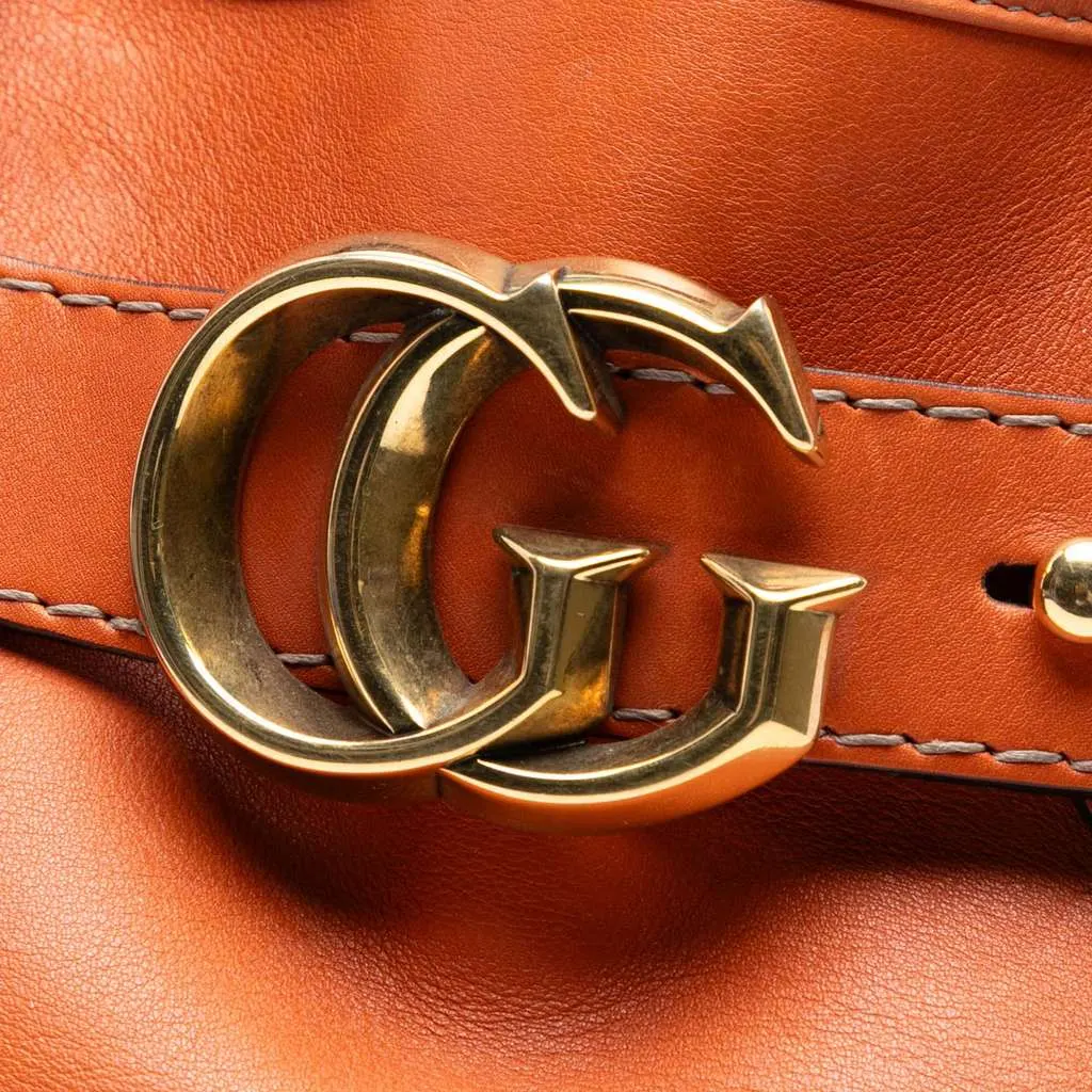 Gucci GG Canvas Running Tote Orange Canvas Good - Box View