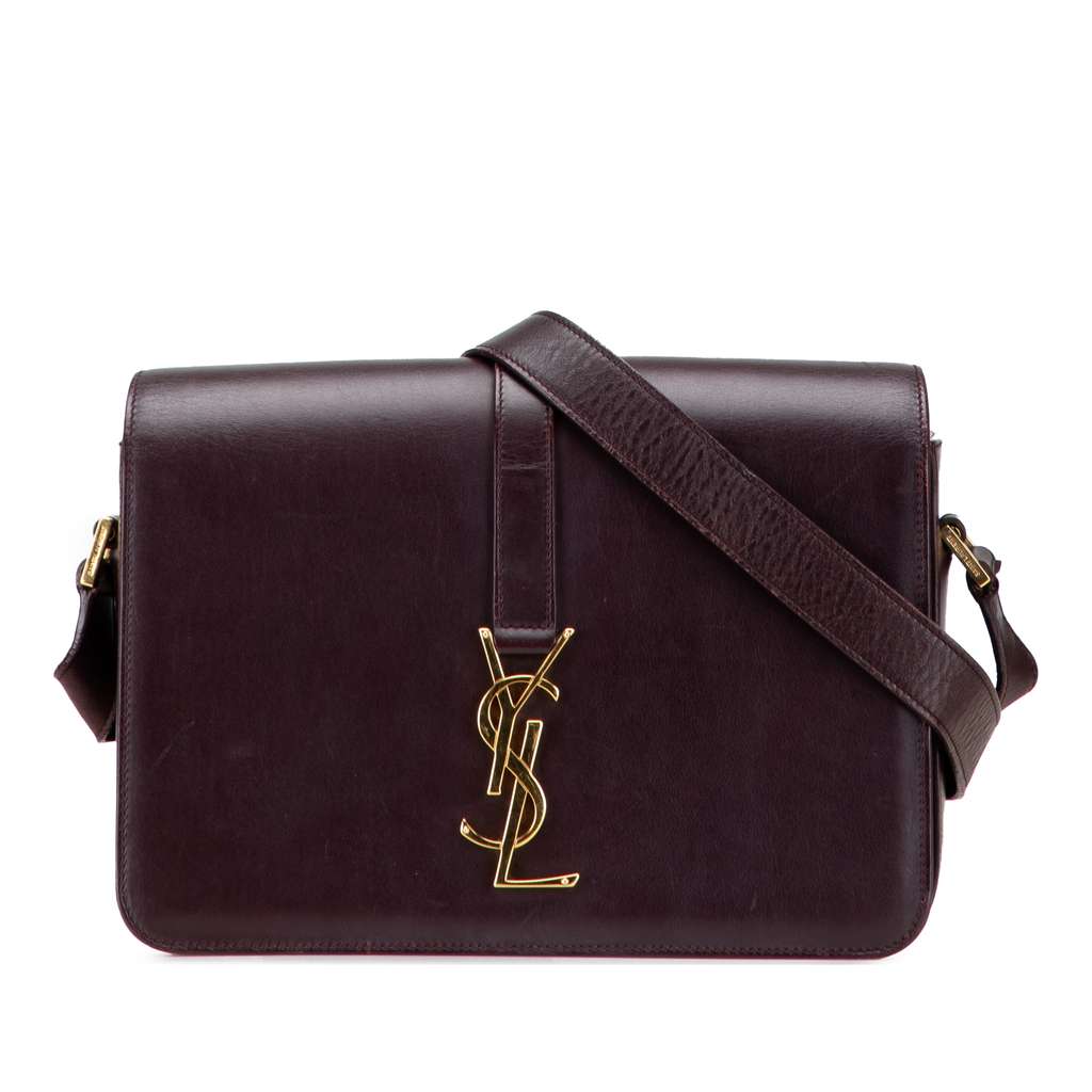 Saint Laurent Medium Leather Monogram Universite Bag