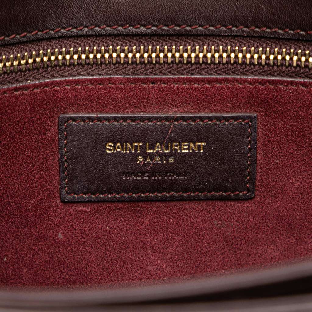 Saint Laurent Medium Leather Monogram Universite Bag - Side view