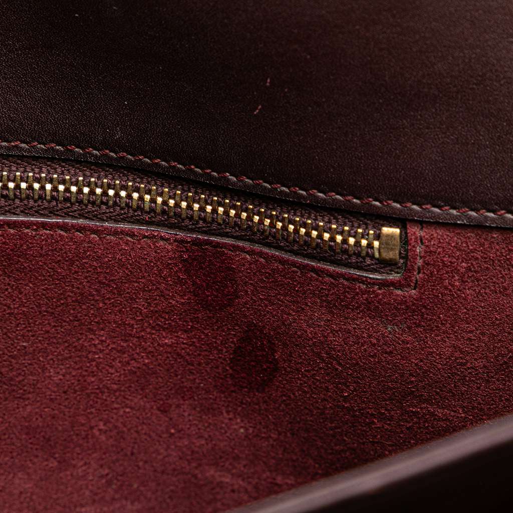 Saint Laurent Medium Leather Monogram Universite Bag - Detail 2
