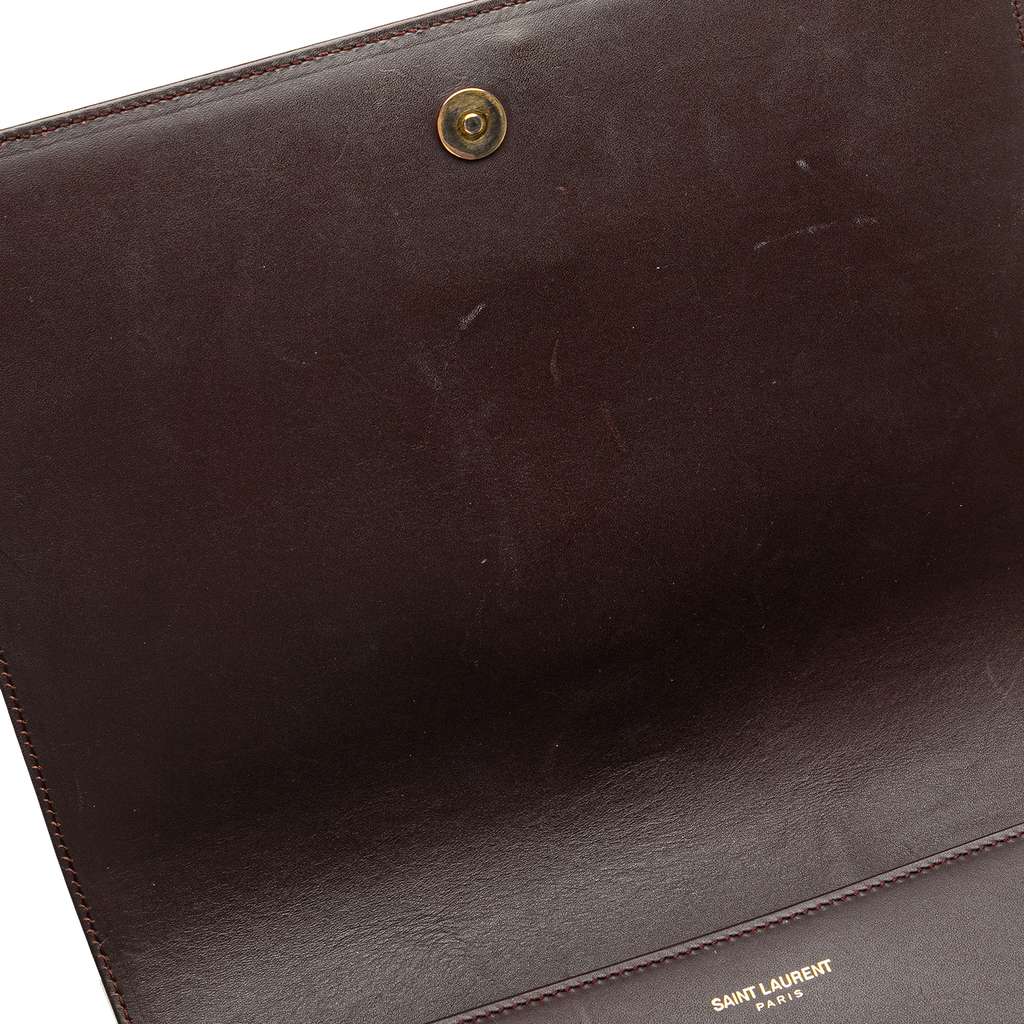 Saint Laurent Medium Leather Monogram Universite Bag - Image 11