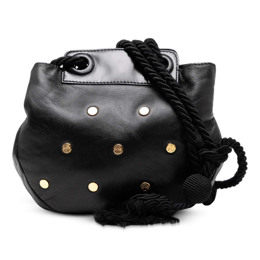 Loewe Studded Leather Drawstring Crossbody
