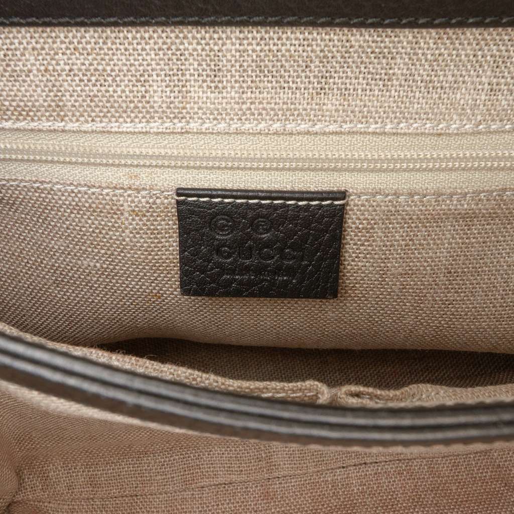 Gucci Small Dollar Calf Interlocking G Satchel - 5