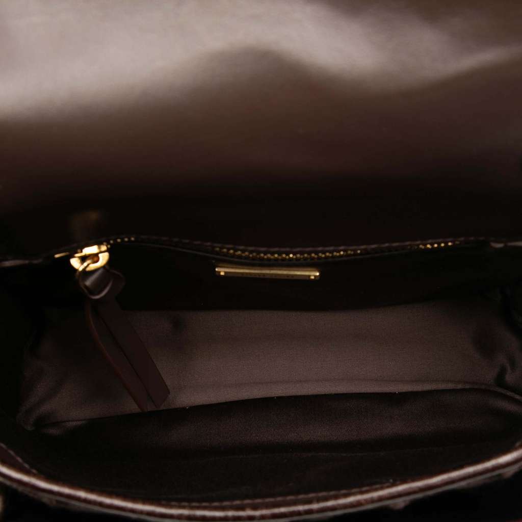 Miu Miu Nappa Chevron Patchwork Flap - 4