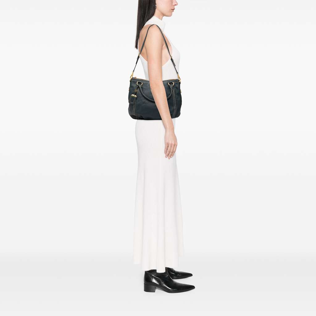 Prada Vitello Daino Zip Top Satchel - Image 10