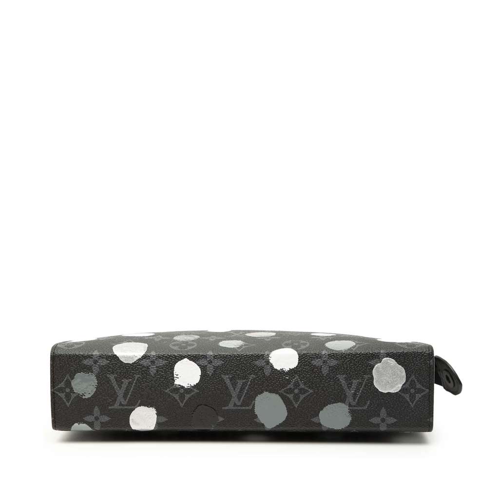 Louis Vuitton Yayoi Kusama Monogram Eclipse Pochette Voyage MM - Image 6