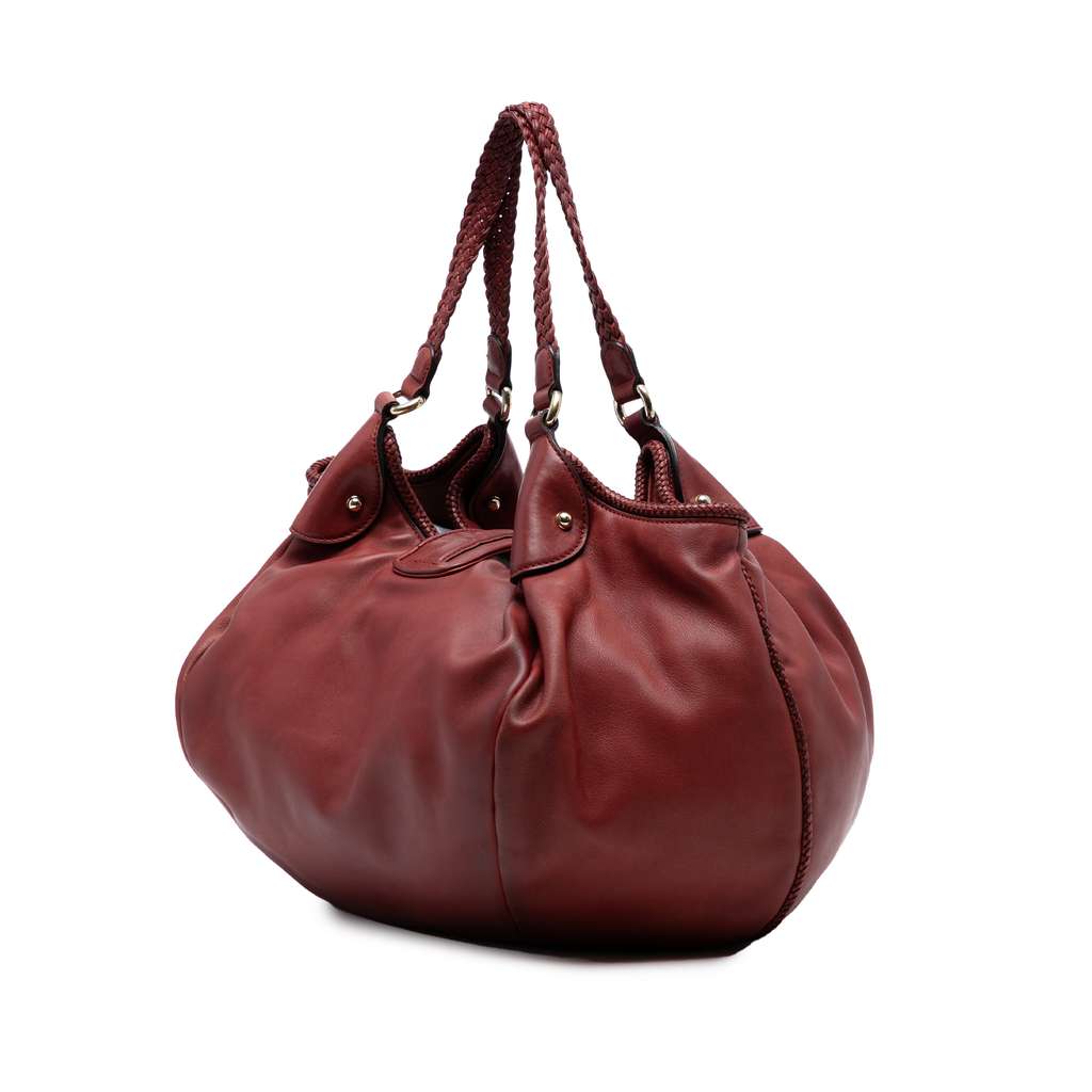 Gucci Leather Marrakech Hobo Bag - Back view