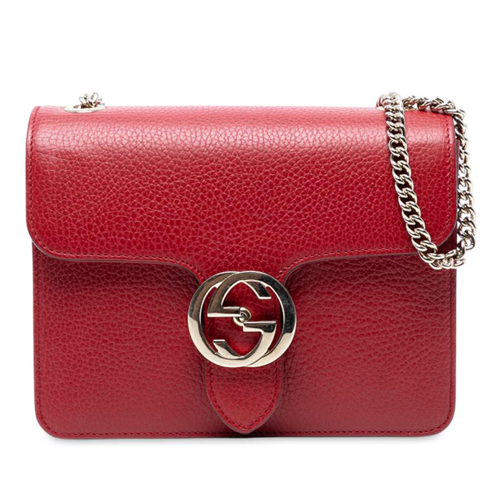 Gucci Small Dollar Calfskin Interlocking G Crossbody