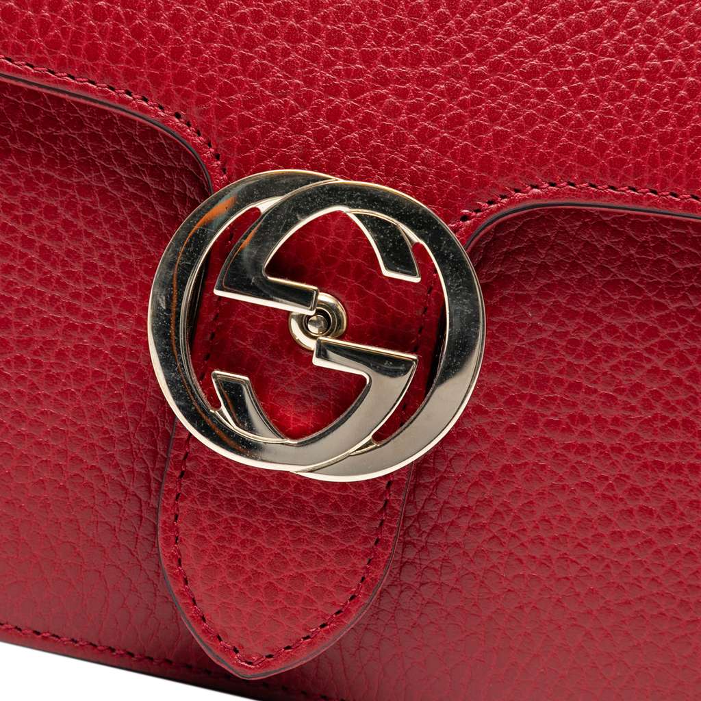 Gucci Small Dollar Calfskin Interlocking G Crossbody - Detail 1