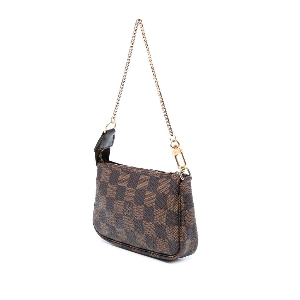Louis Vuitton Damier Ebene Mini Pochette Accessoires - Back view