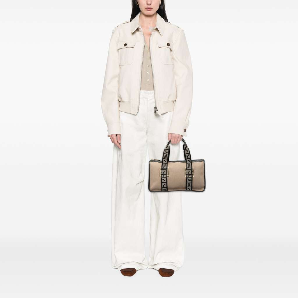 Fendi Canvas Handbag - Image 11