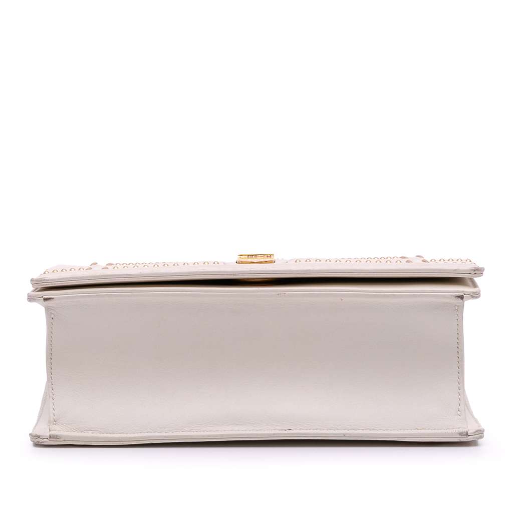 Dior Small Lambskin Studded Diorama Flap - Image 6