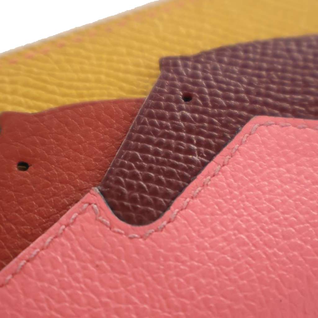Hermès Evercolor and Epsom Les Petits Chevaux Card Holder - Detail 1