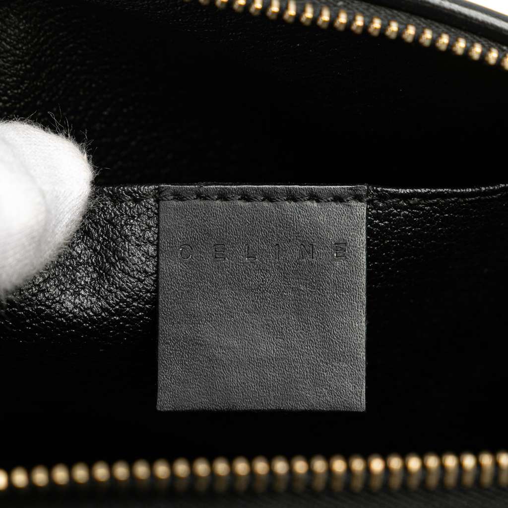 Celine Macadam Coated Canvas Cosmetic Pouch - Side view