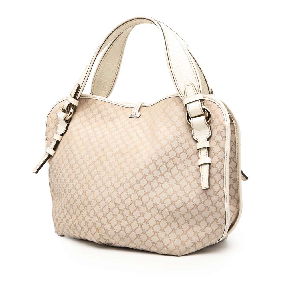 Celine Macadam Canvas Bittersweet Hobo - Back view