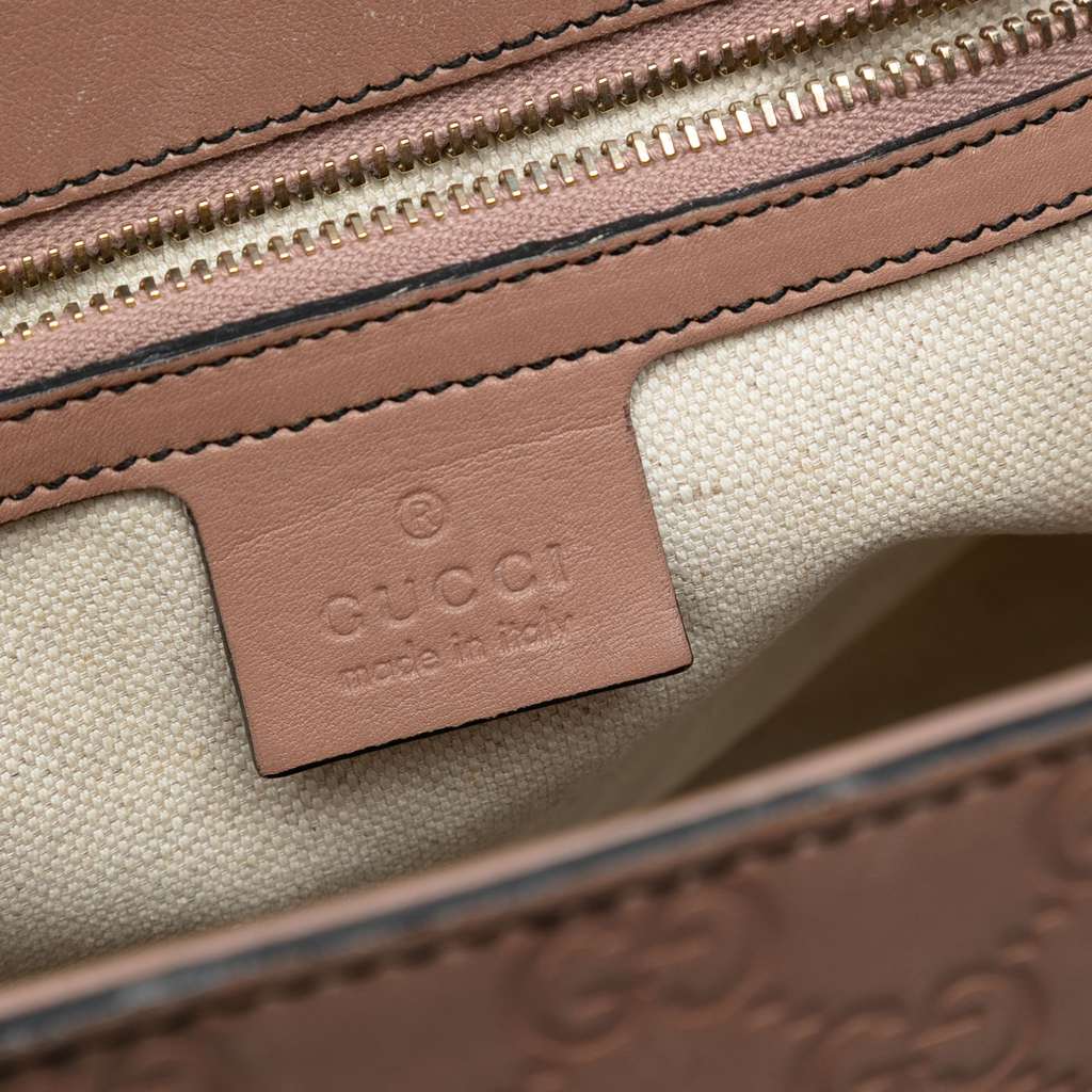 Gucci Large Guccissima Emily Shoulder Bag - Side view